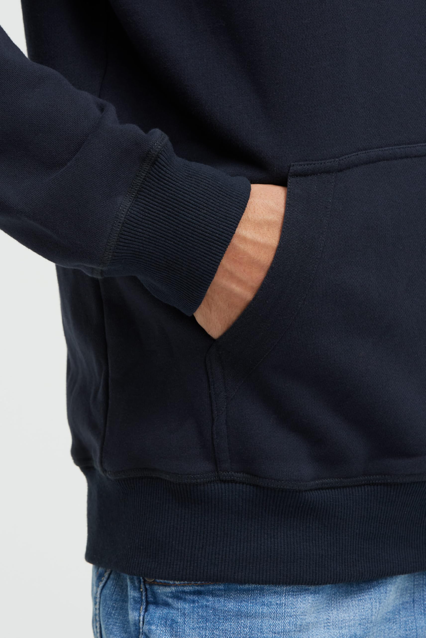 Camp David Herren Kapuzensweatjacke mit Ärmel-Print