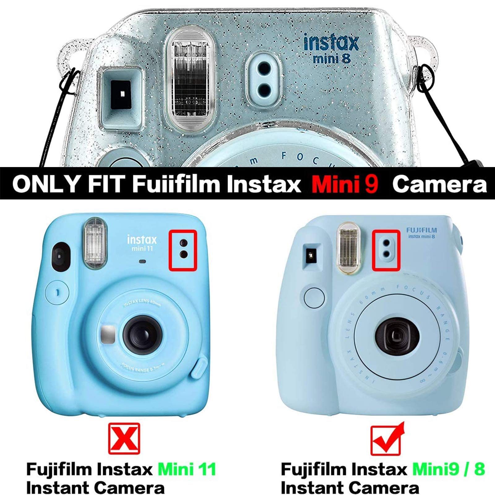 Saika Glitter Kristallfodral For Fujifilm Instax Mini 9 8 8 Omedelbar Filmkamera Med Sot Justerbar Rem Genomskinlig Amazon Se Elektronik Saika Glitter Kristallfodral For Fujifilm Instax Mini 9 8 8 Omedelbar Filmkamera Med Sot Justerbar Rem Genomskinlig Amazon Se Elektronik