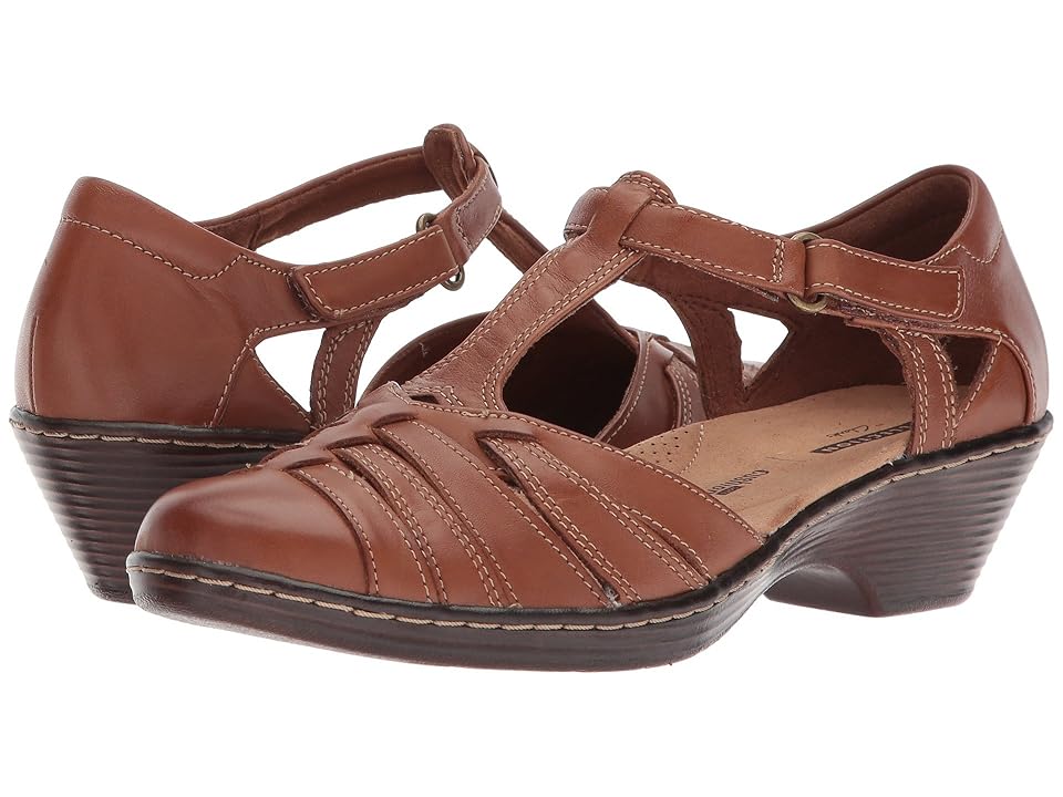 

Clarks Wendy Alto (Tan Leather) Women's Sandals