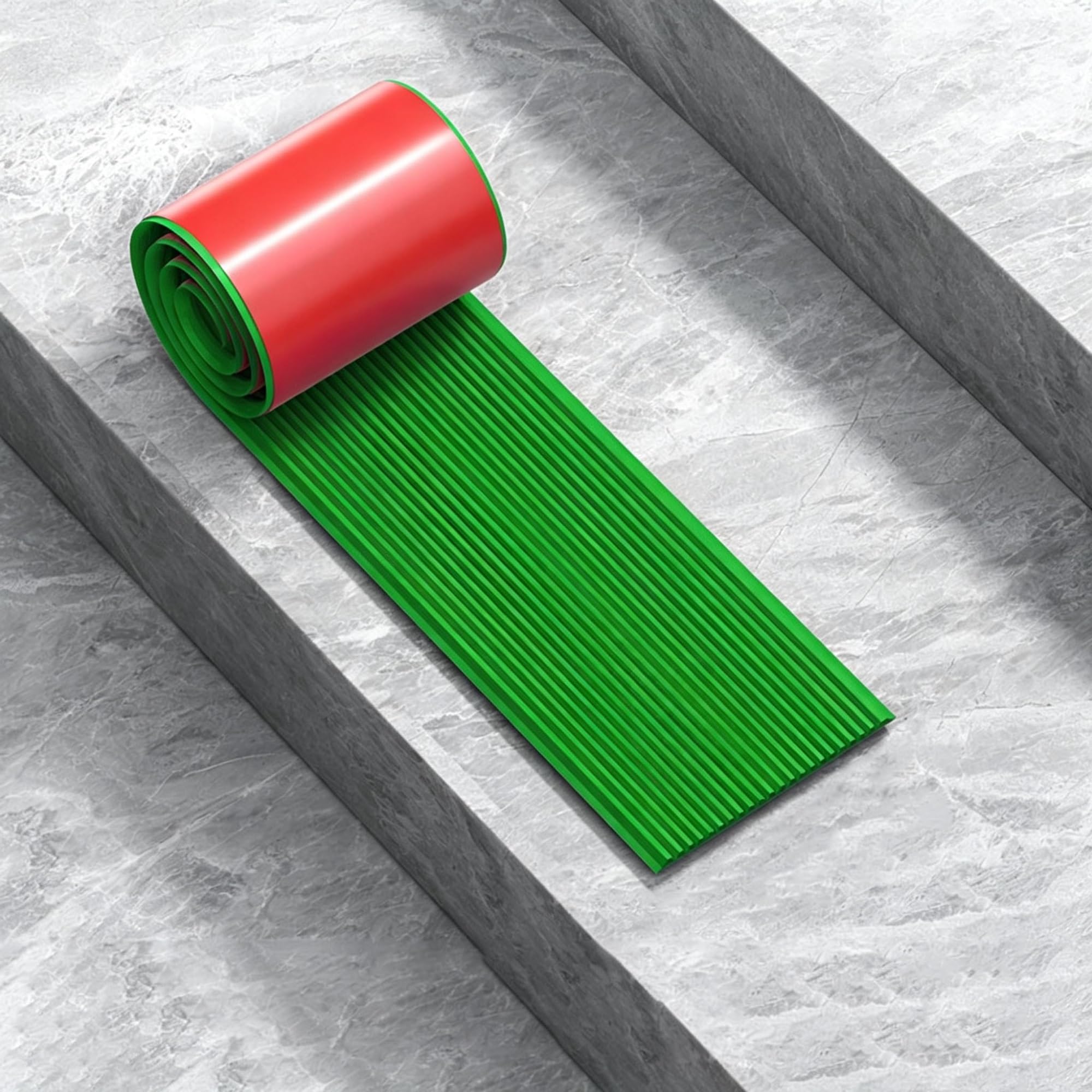 Perfil de Transición para Suelo Perfil Plano de PVC para Remate de Escalón Perfil de Transición para Escalones con Reverso Adhesivo Perfil de Remate para Bordes de Escalera