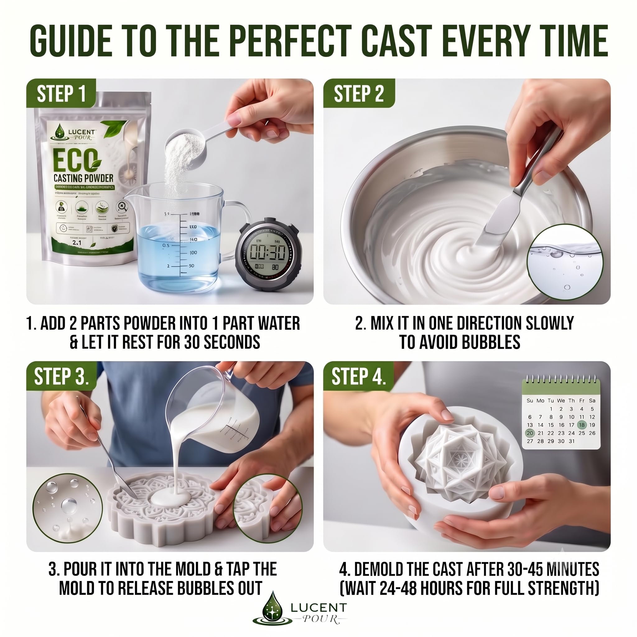 Eco Casting Powder - Create Stunning Crafts! -3 Eco Casting Powder - Create Stunning Crafts! -3