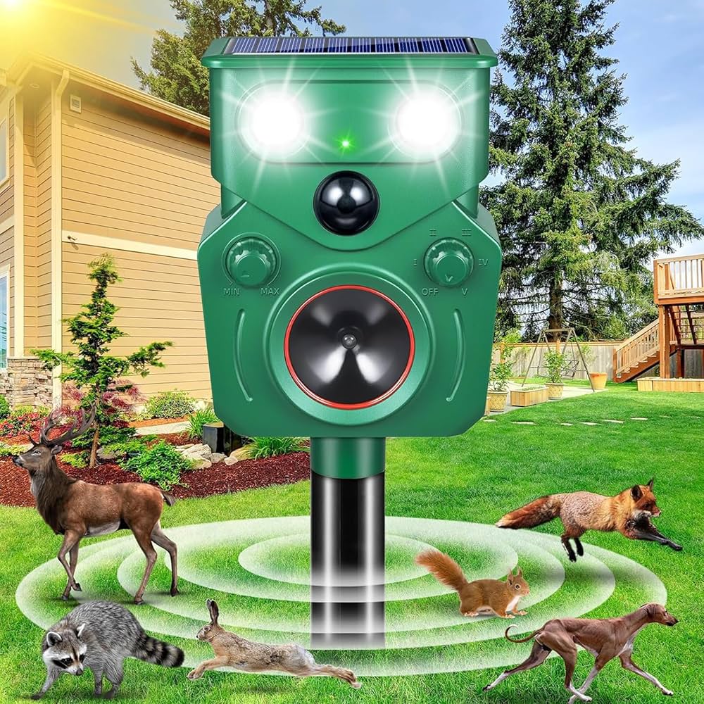 ソーラー超音波動物忌避剤 防水 猫抑制 屋外 LED点滅 撃退 猫 犬 鹿 Amazon.co.jp: ソーラー動物忌避剤 屋外 振動センサー付き 点滅ライト