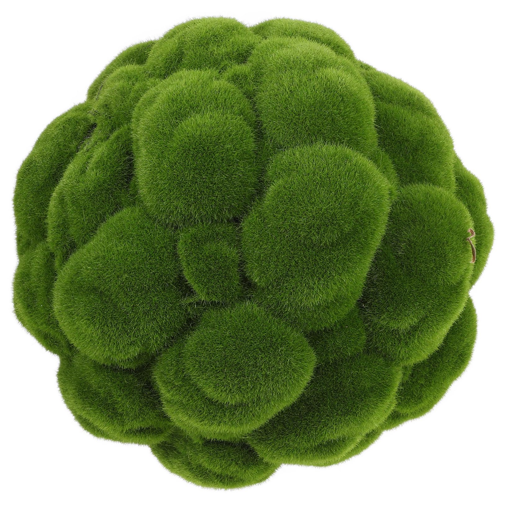 ORFOFE Bola de Musgo Artificial Decorativa de PVC Verde, Colgante