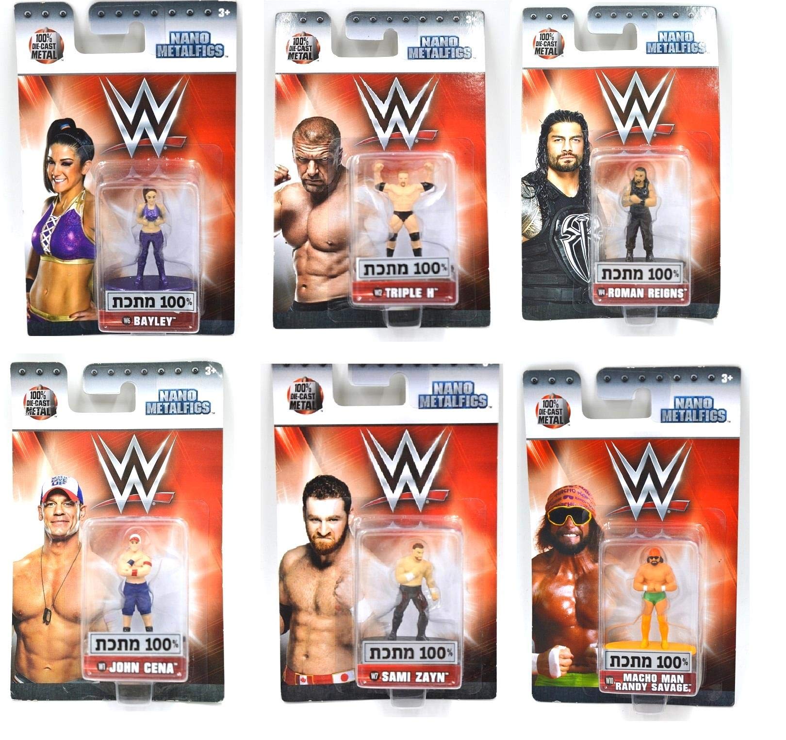 Wrestling Nano Metalfigs Bayley