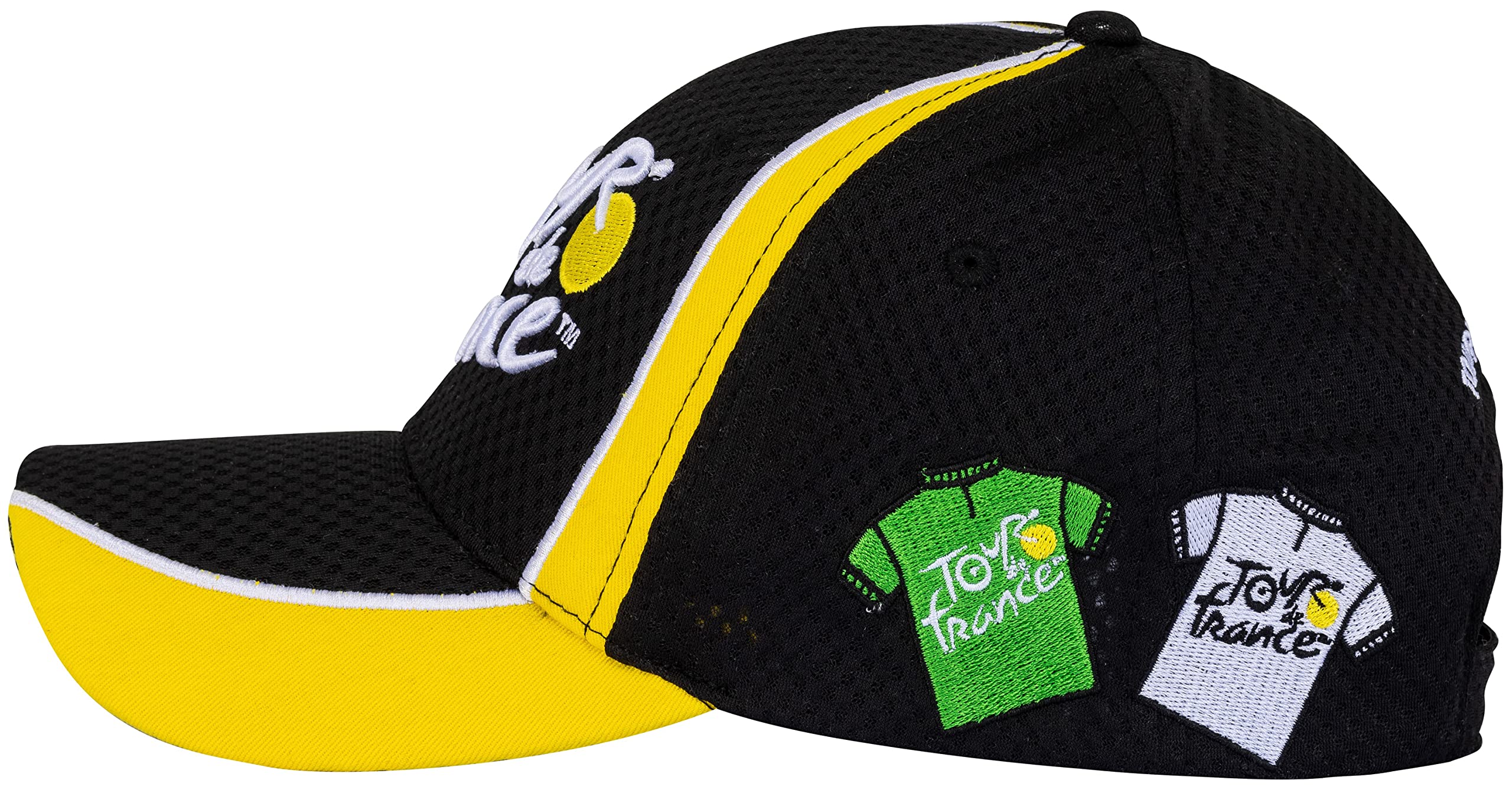 Tour de France Berretto Logo Collezione Ufficiale Ciclismo Taglia Regolabile, Nero , Taglia Unica