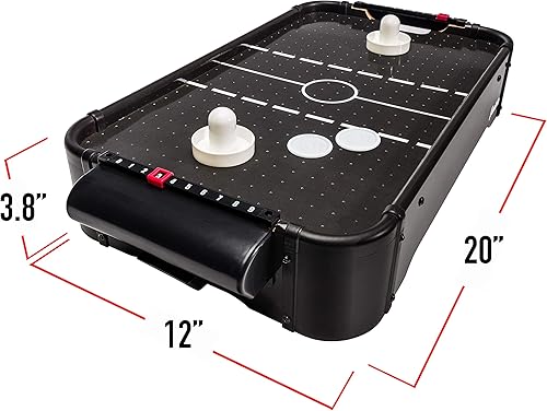 Miniatura 7 de Franklin Sports Juegos de mesa de 20 pulgadas  Mini juego de mesa perfecto para diversión familiar en la sala de juegos  Puntuación integrada para