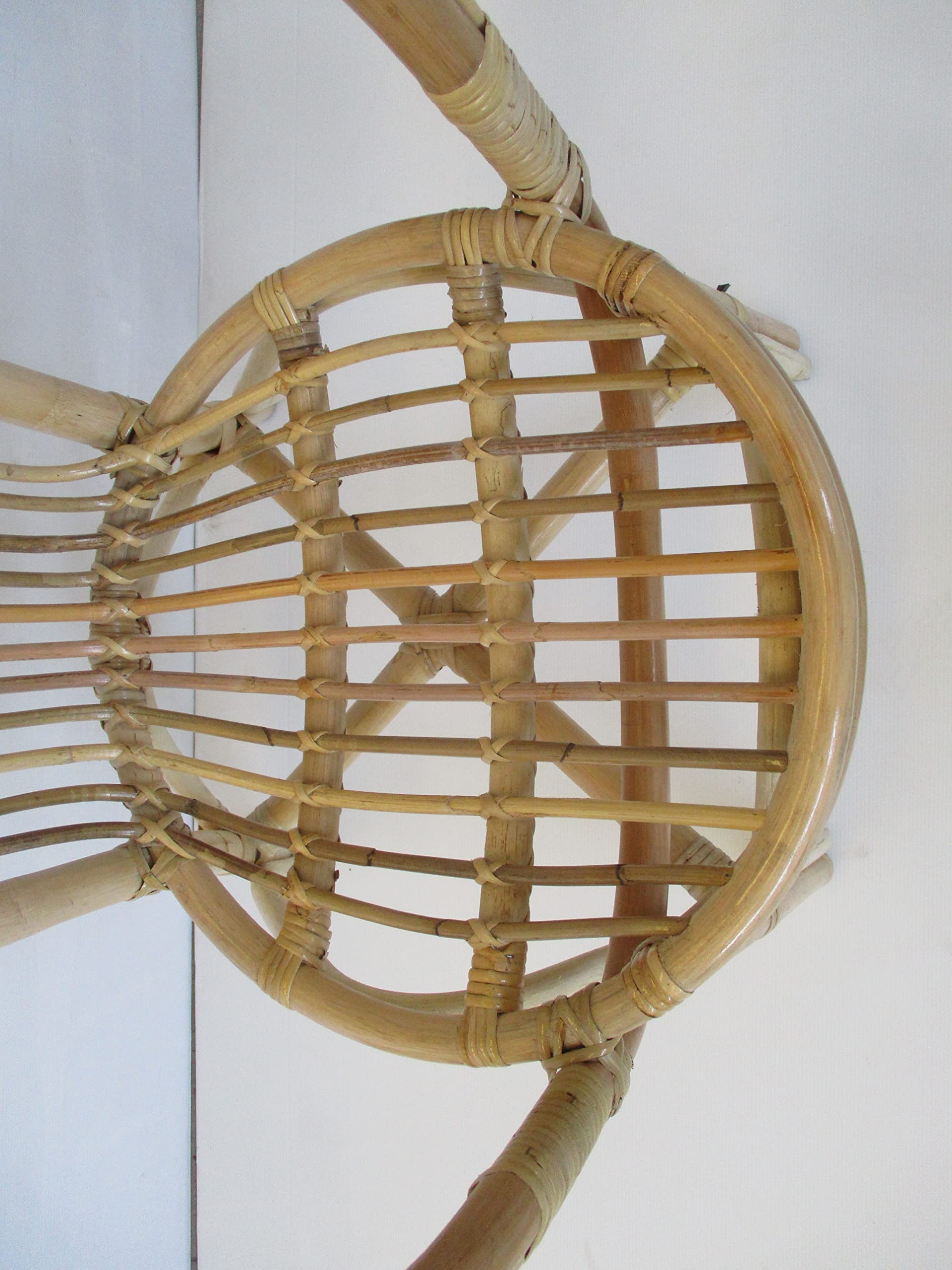 poltrona vimini rattan per interno ed esterno giardino patio ristorante