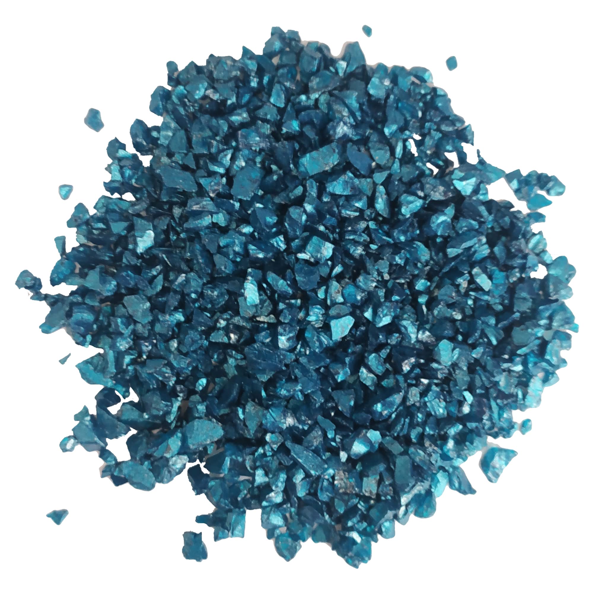 Copeaux De Verre Brisé Irréguliers Bleu Mer, Cristaux De 3 à 6 Mm, Pour Artisanat En Résine, Vase, Aquarium, Base De Bougie, Ou Décoration Colorée De