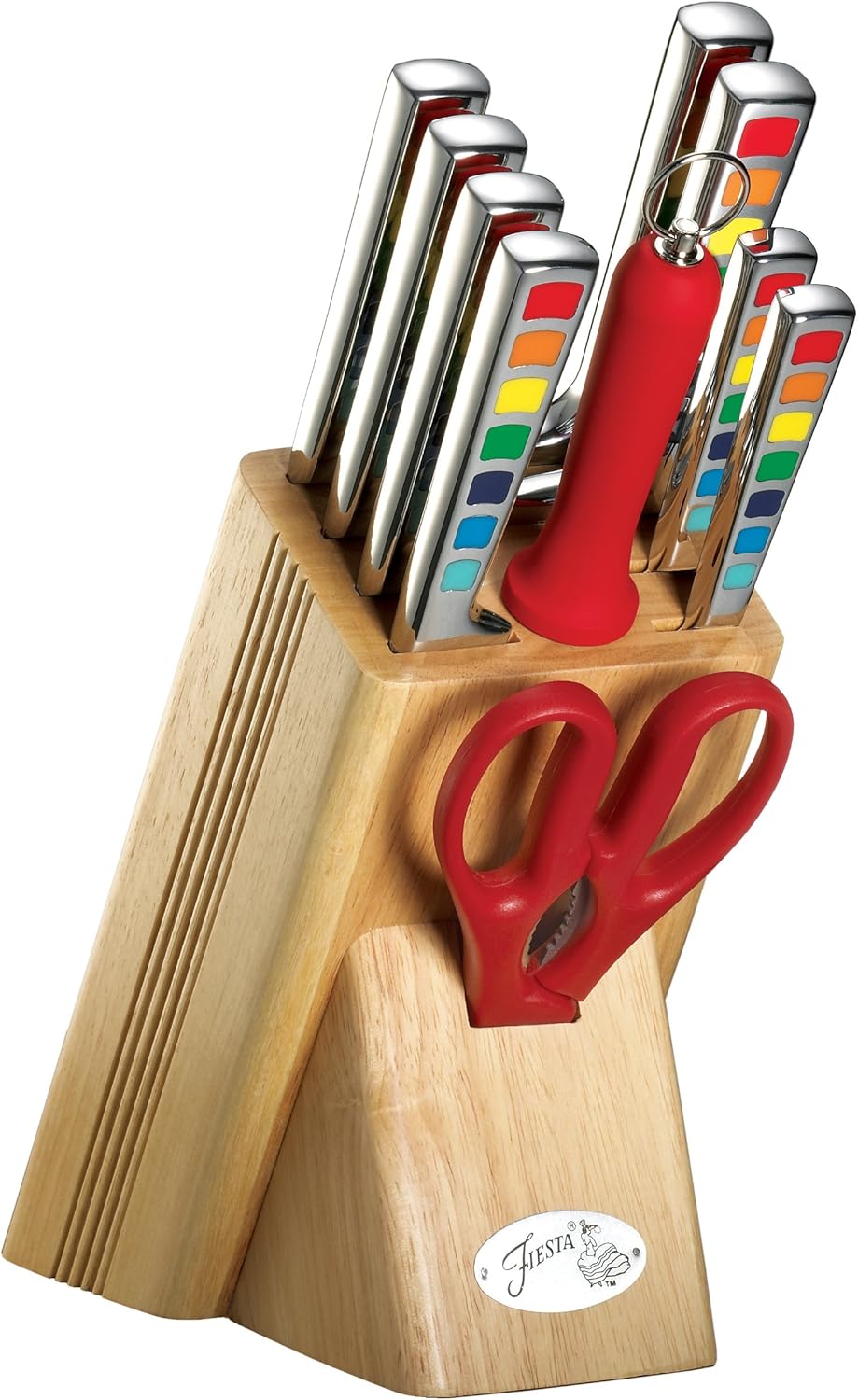 Fiesta Masquerade 11Piece Cutlery Set with Block Block