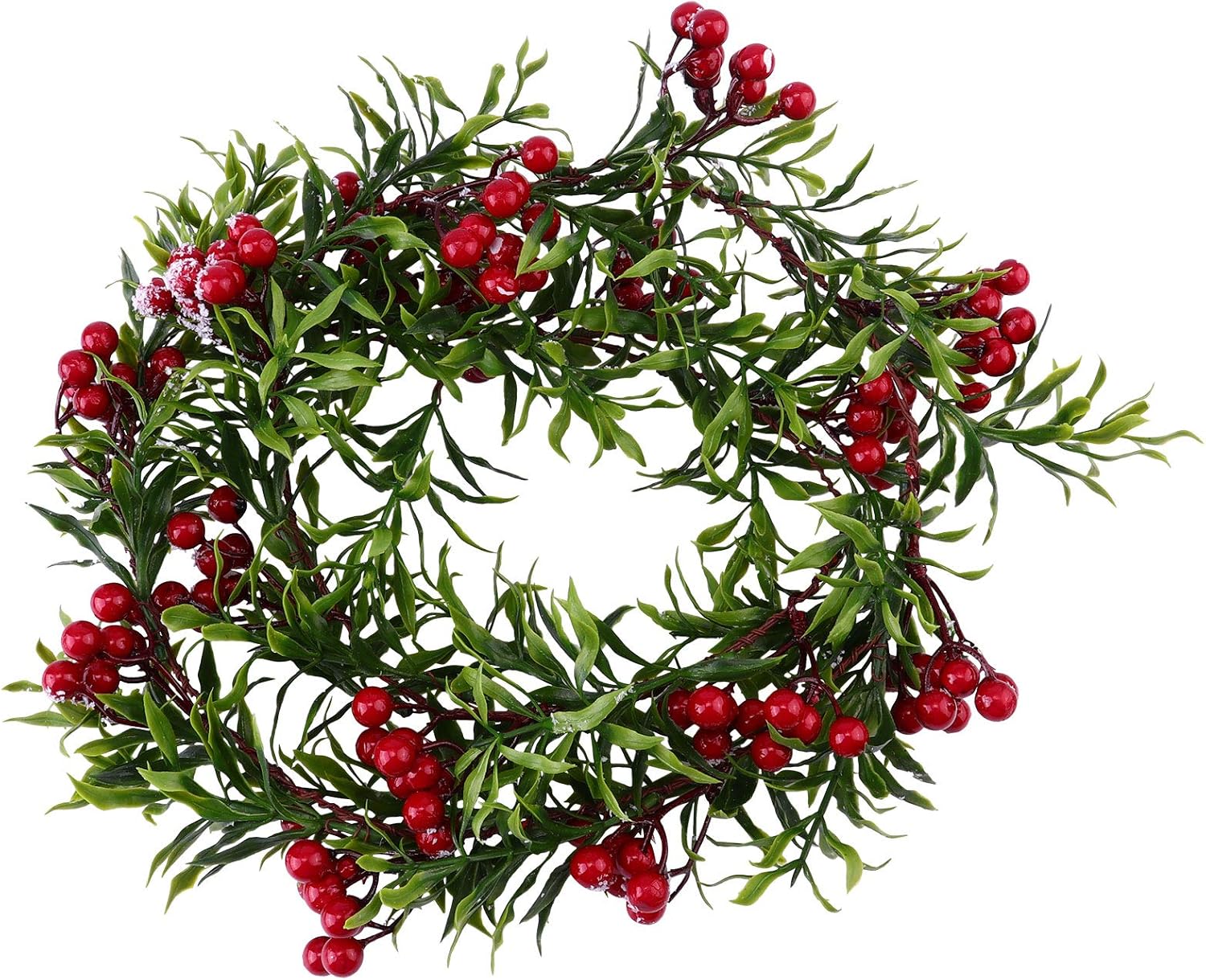 Christmas Cane Green Leaves Decor Fall Garland Artificial