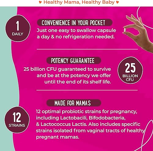 Miniatura 6 de Paquete prenatal premium de 2 probióticos prenatales orgánicos multi y naturales, nutrición esencial para mujeres, fórmula de uno al día, embarazo y