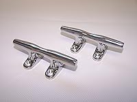 Vista 1 de 044604 Sea-Dog Line Tacos de Base Abierta Cromado Zinc 4" Inch Par (2) SURPLUS 132-1140