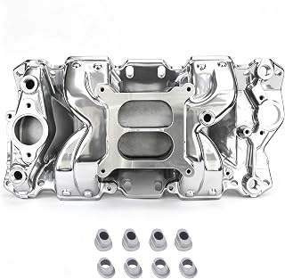 2026 7501 52026 SBC Intake Manifold Dual Plane Air-Gap Polishing