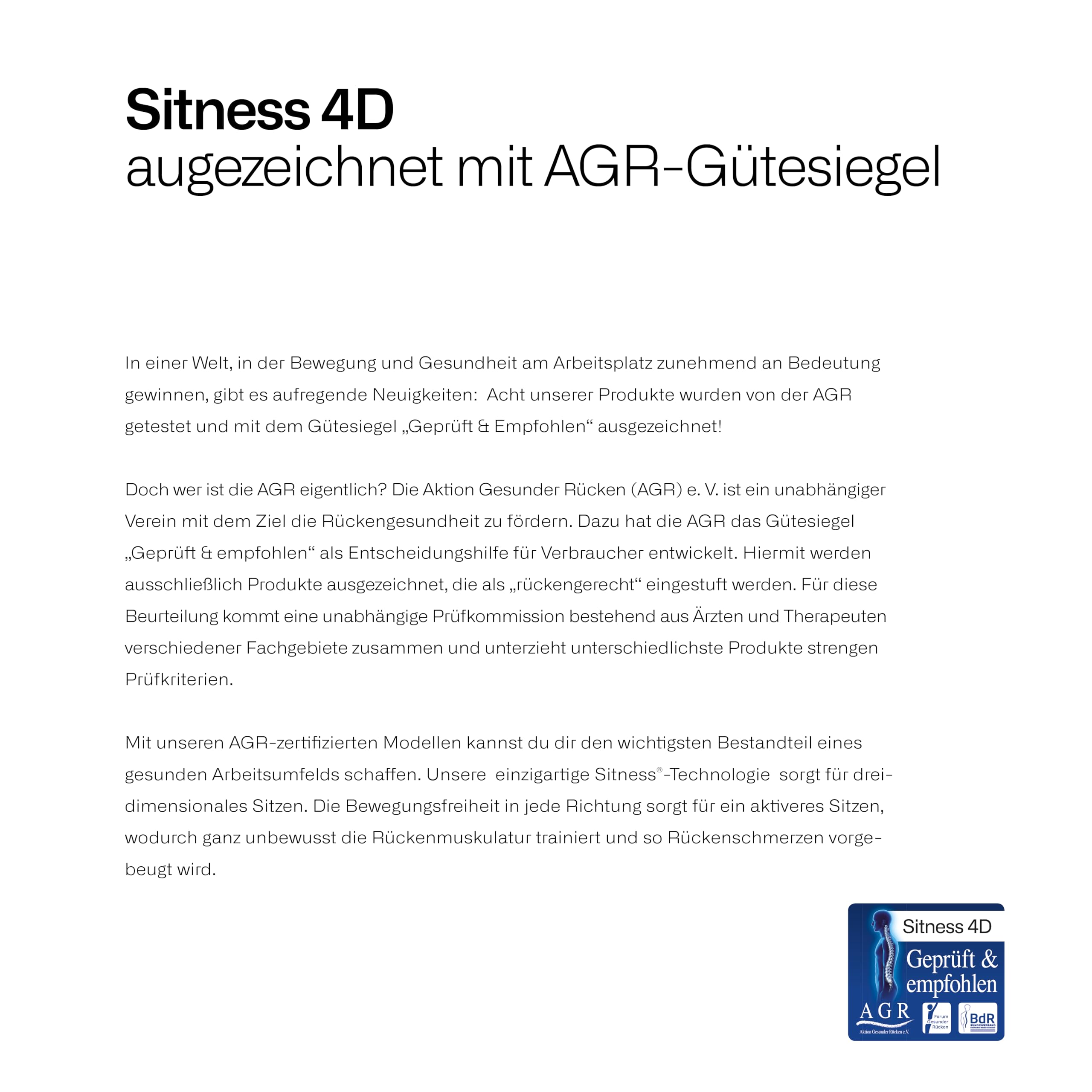 TOPSTAR | Hocker Sitness 4D | Sitz-HxB 530-640 x 375 mm | grau | Made in Germany | Ergonomisch | Bürohocker, Rollhocker | höhenverstellbar | Geprüfte Sicherheit nach GS-Intertek