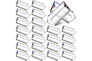 24 Triangular Glass Prisms for Educators and Students