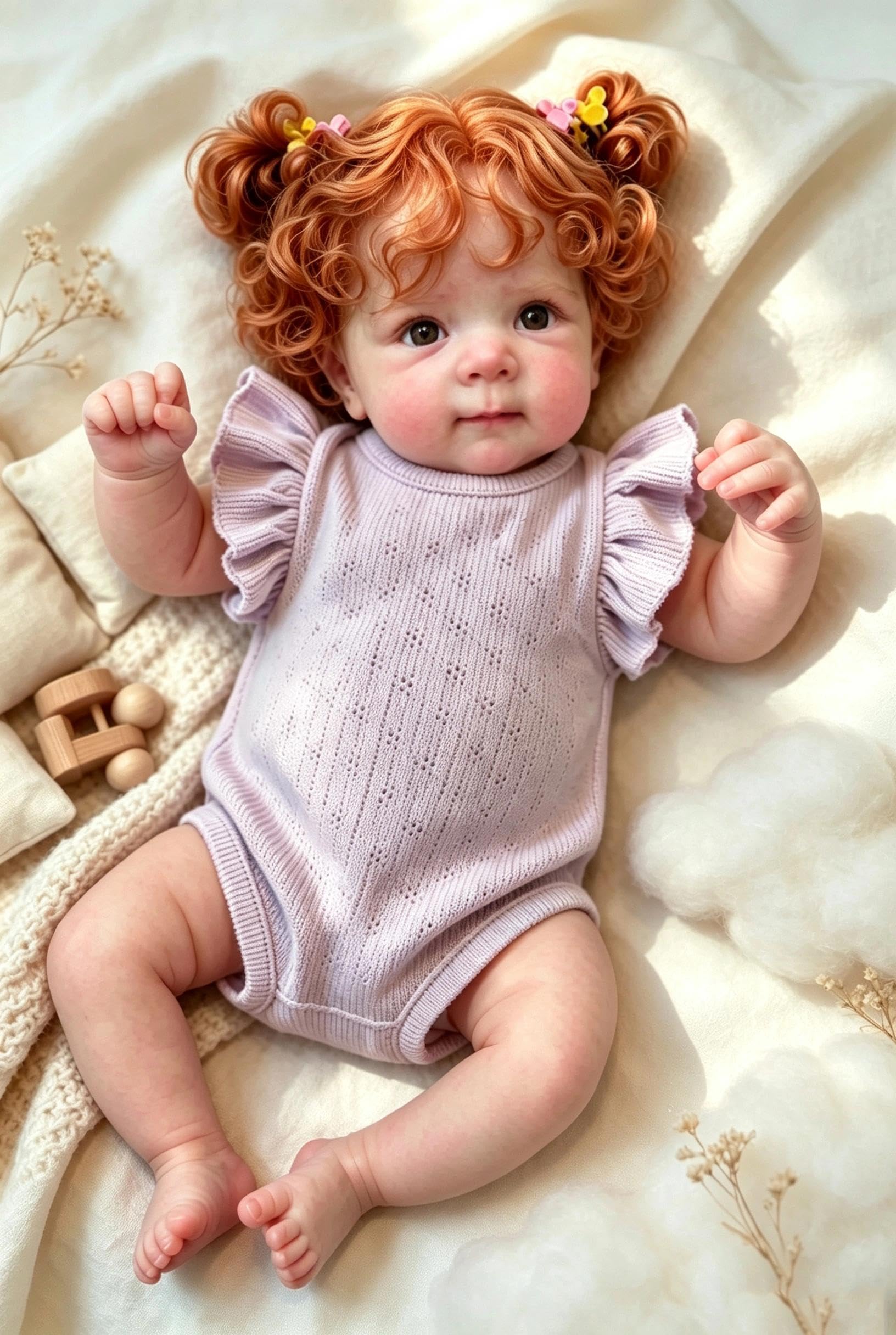 Anano Muñeco Reborn 45CM Bebé De Vinilo Muñeca De Niña Bebe Reborn Realista