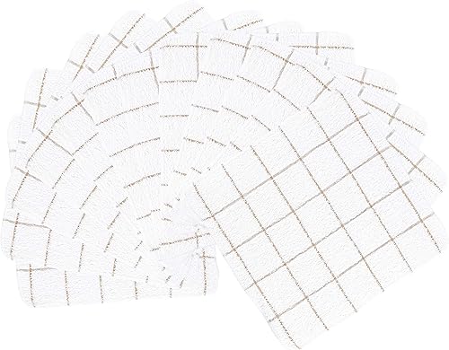 Miniatura 6 de Arkwright - Paños de cocina de rizo de algodón para ventana paquete de 12 toallas de mano absorbentes a granel paños de lavado para cocina secar