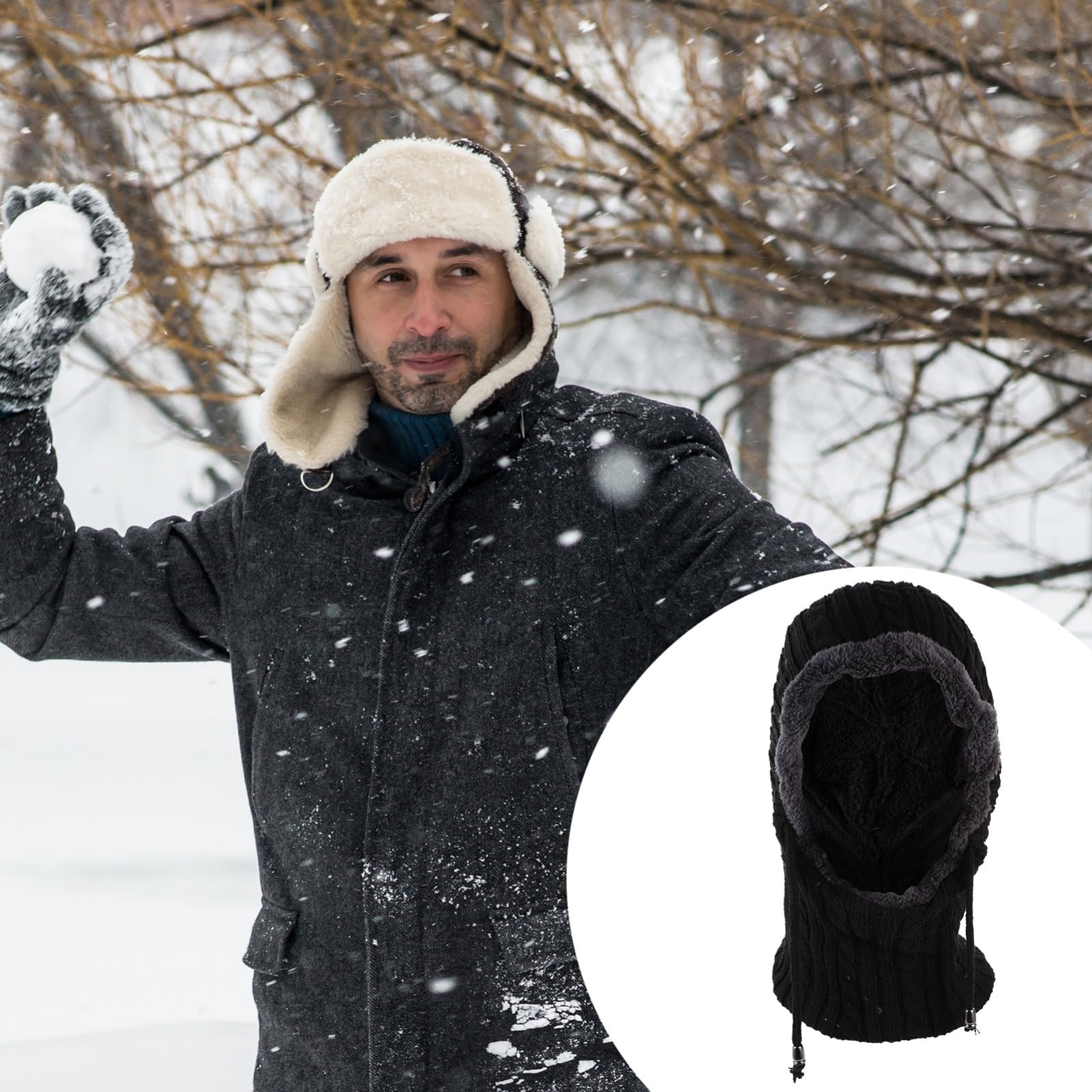 Gorro Calentador de Cuello Gorros Calientes para Hombres Sombrero de Clima Gorro para Hombre Gorra para Hombres Sombreros de Hombre Sombreros de Mujer Sombrero Senderismo Rojo