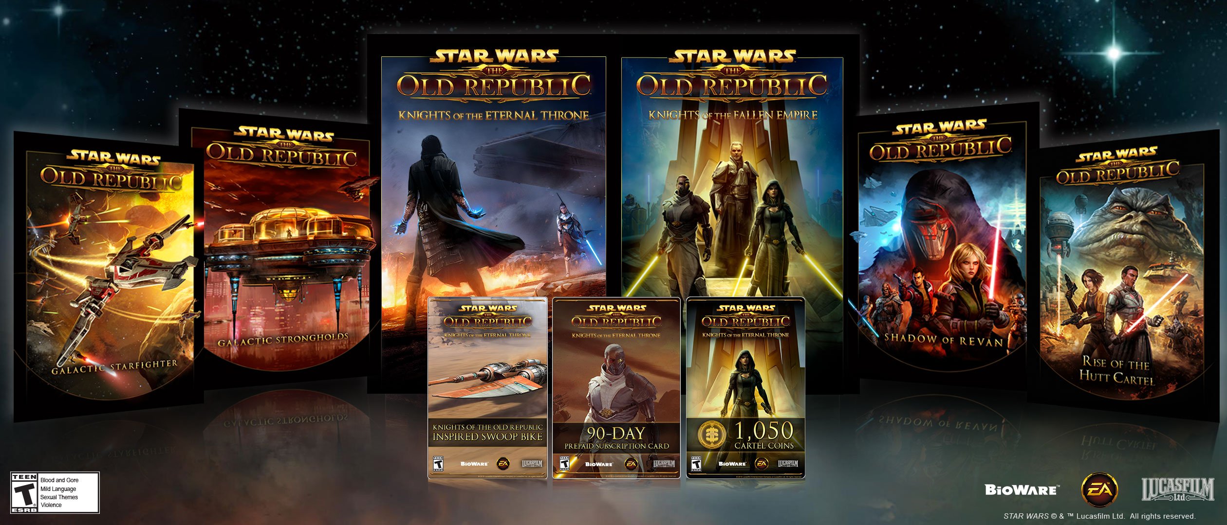 Star Wars The Old Republic Knights of the Eternal Throne Amazon Premium Pack Online Game Code