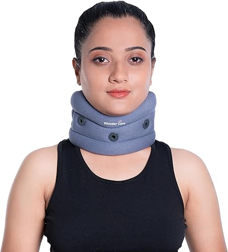 Miniatura 6 de Wonder Care Soporte de cuello para dormir, cuello cervical, ajustable, alivio de la presión de la columna cervical, ideal para viajes, trabajadores