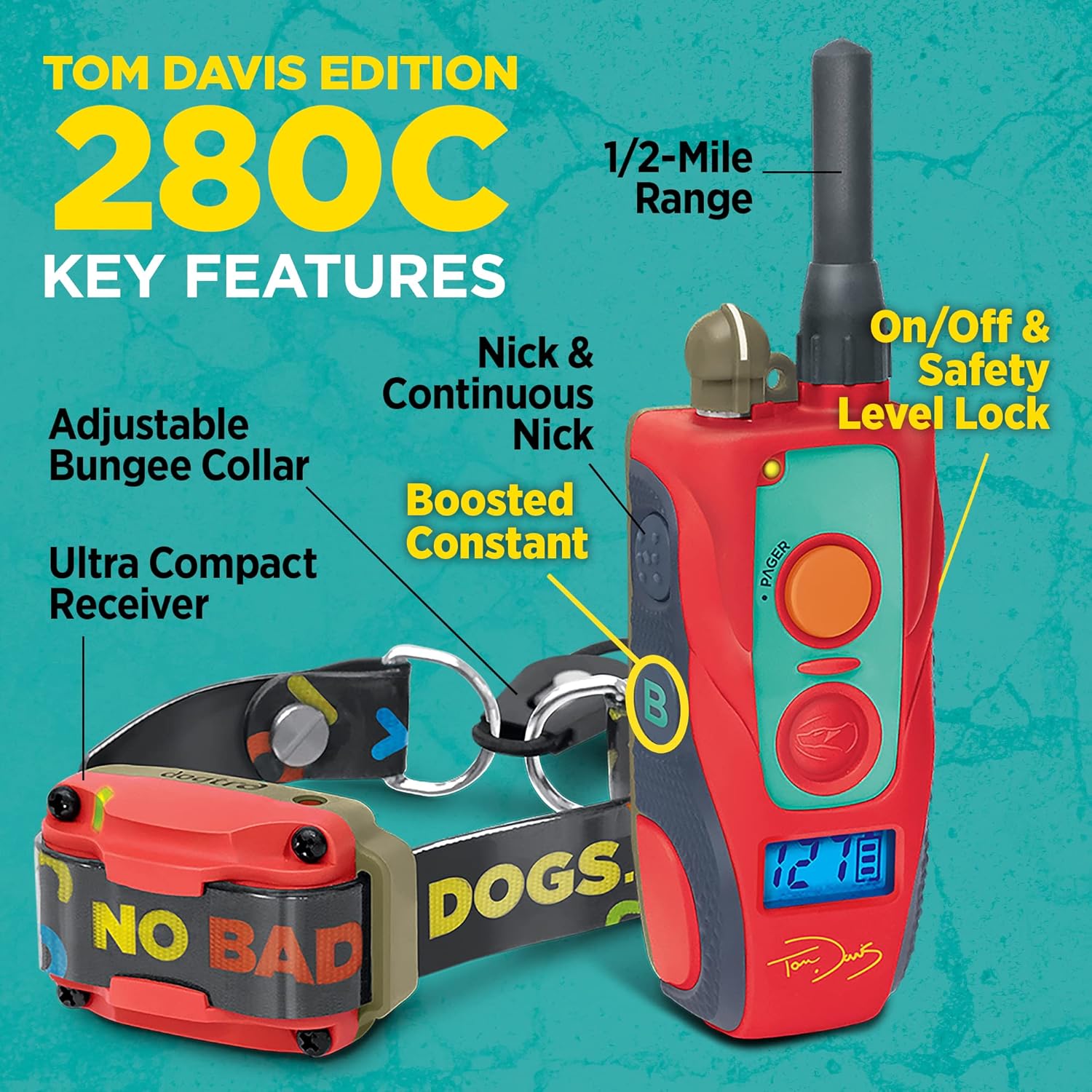 Dogtra E-Collar Tom Davis 280C Boost Lock, Liberia Ubuy