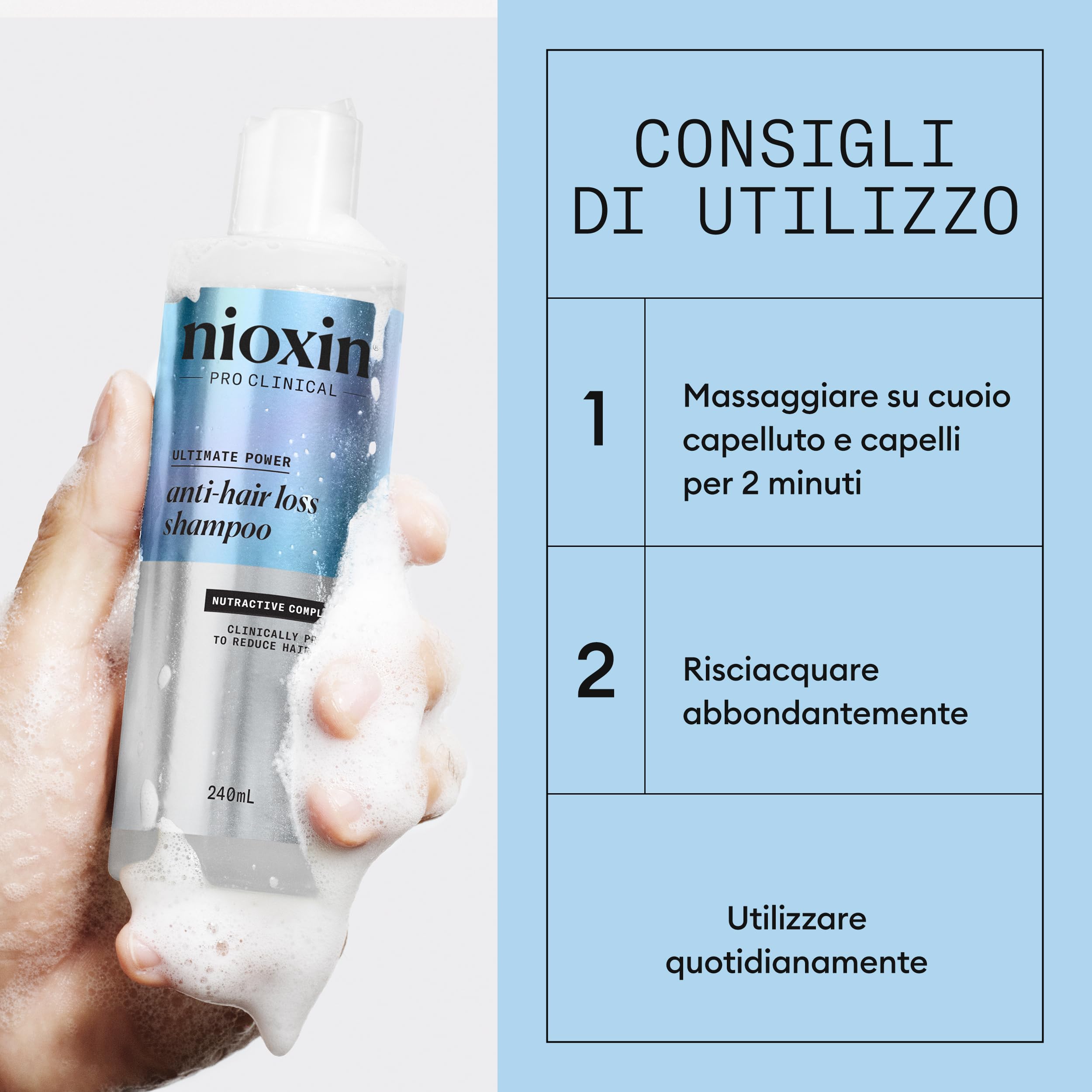 Nioxin Anti Hair Loss Shampoo 240 ml - shampooing anti-chute