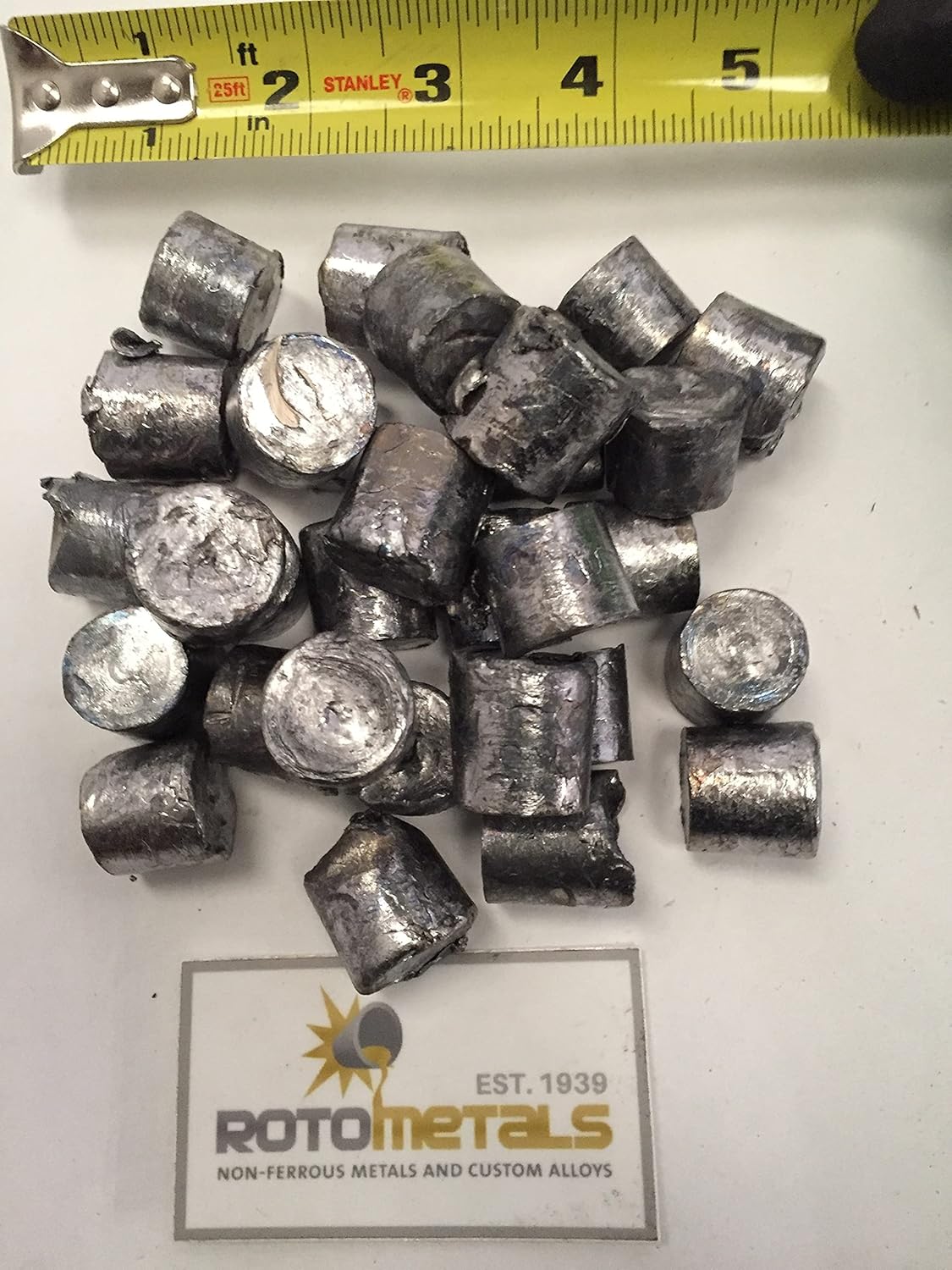 RotoMetals Pure 99.9% min Soft Lead Nuggets About 10 Pounds-Made in USA