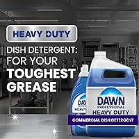 Vista 2 de Dawn Professional Detergente Jabón Lavavajillas Manual de Servicio Pesado para Ollas y Sartenes, 1 Galón (Caja de 2)