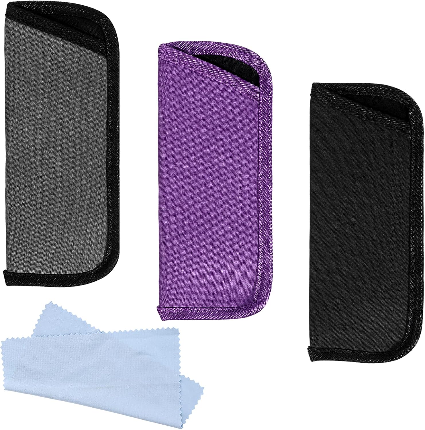 3 Pack Reading Glasses Case, Soft...