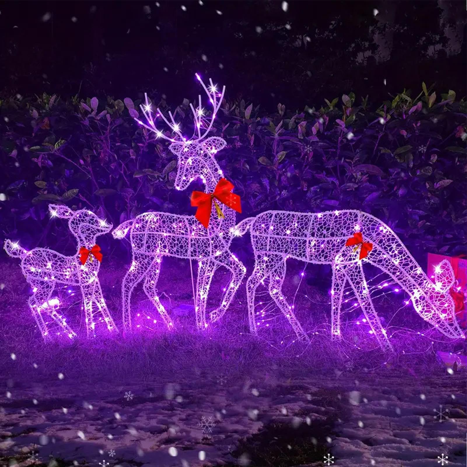 Cervo Luminoso Decorazioni Natalizie Per Esterno Decorazione In Ferro Con