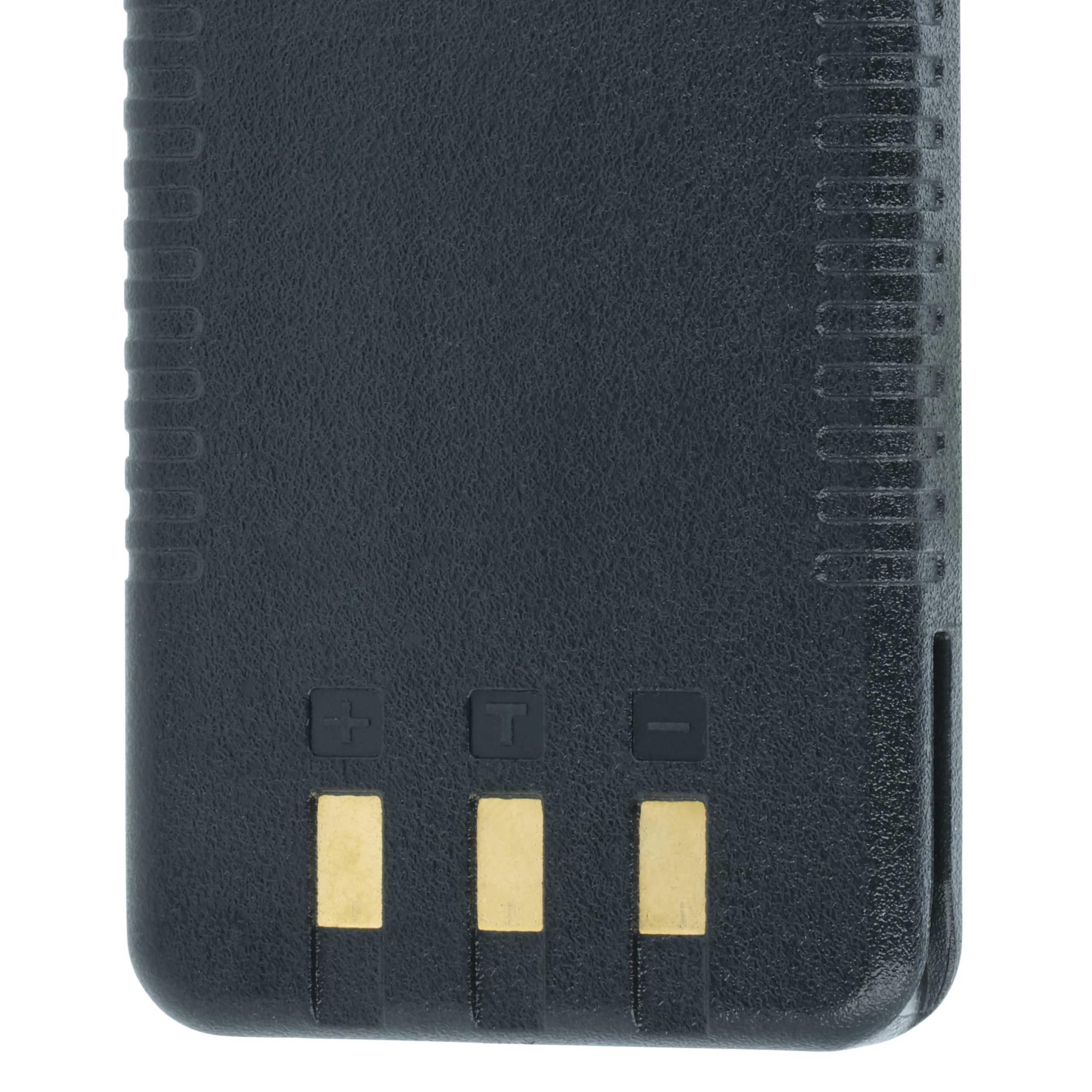 vhbw Bateria zamienna do Yaesu SBR-26LI, SBR-28, SBR-25LI, SBR-28Li do krótkofalówki, Walkie Talkie (1750 mAh, 7,4 V, litowo-jonowa)
