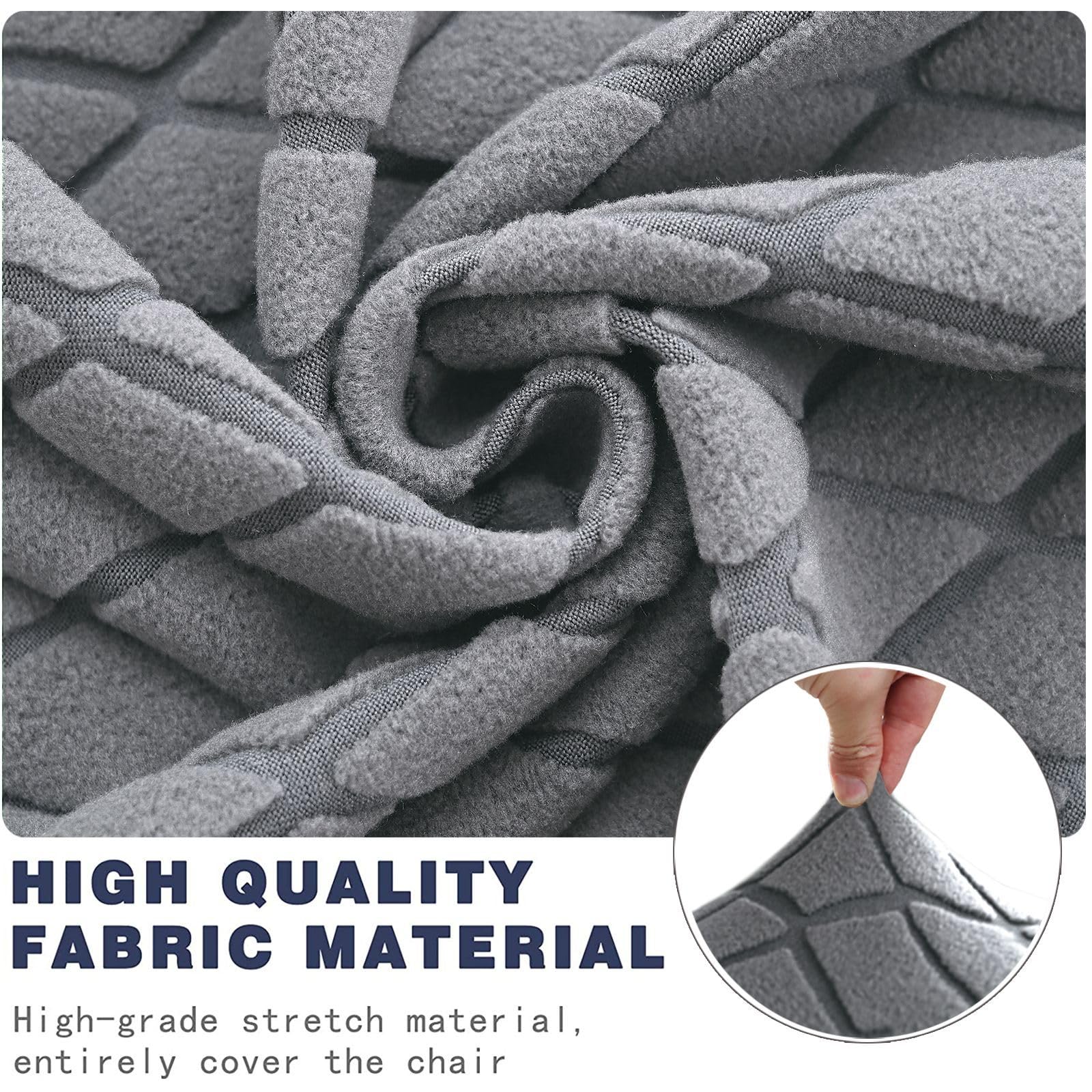 FBKPHSS Copripoltrona Fodera per Poltrona, Coprisedile Poltrona Reclinabile per Chivas con Tasche Lavabile Tessuto Elasticizzato Jacquard Lavabile in Lavatrice,Sand,Single Seat