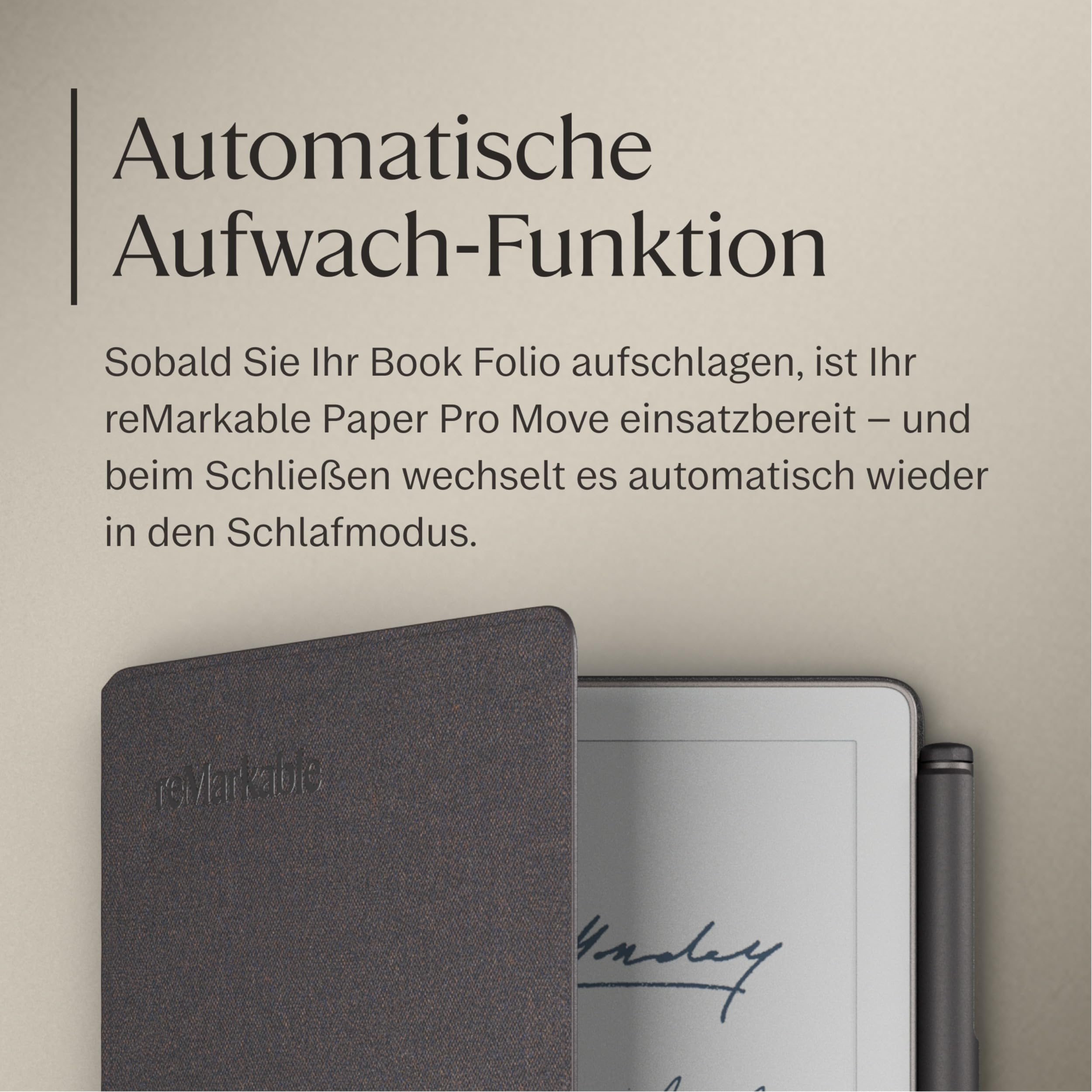 Remarkable Paper Pro Move - Basalt Book Folio – Bild 5