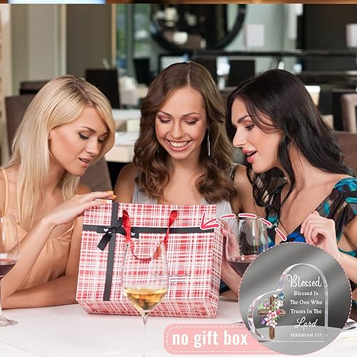 Miniatura 7 de Regalos cristianos de acrílico para mujer, regalos inspiradores con versículos de la Biblia y oraciones, regalos religiosos con las Sagradas