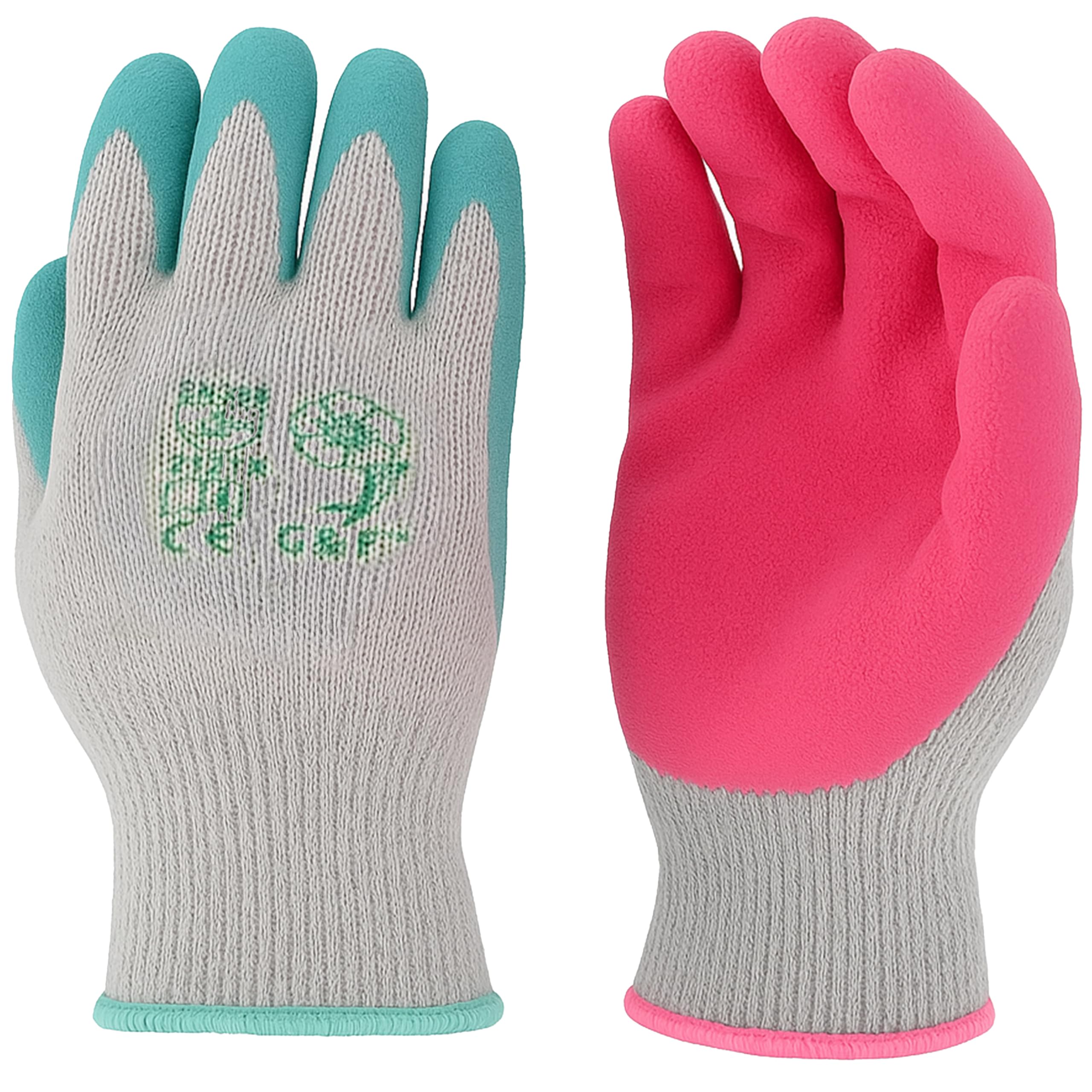 G &amp; F Rubber Latex Double Coated Work Gloves for Construction, gardening gloves, heavy duty Cotton Blend
