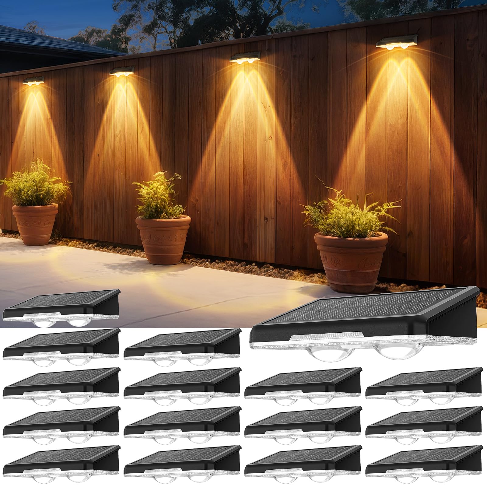 APILAB Solar Fence Lights
