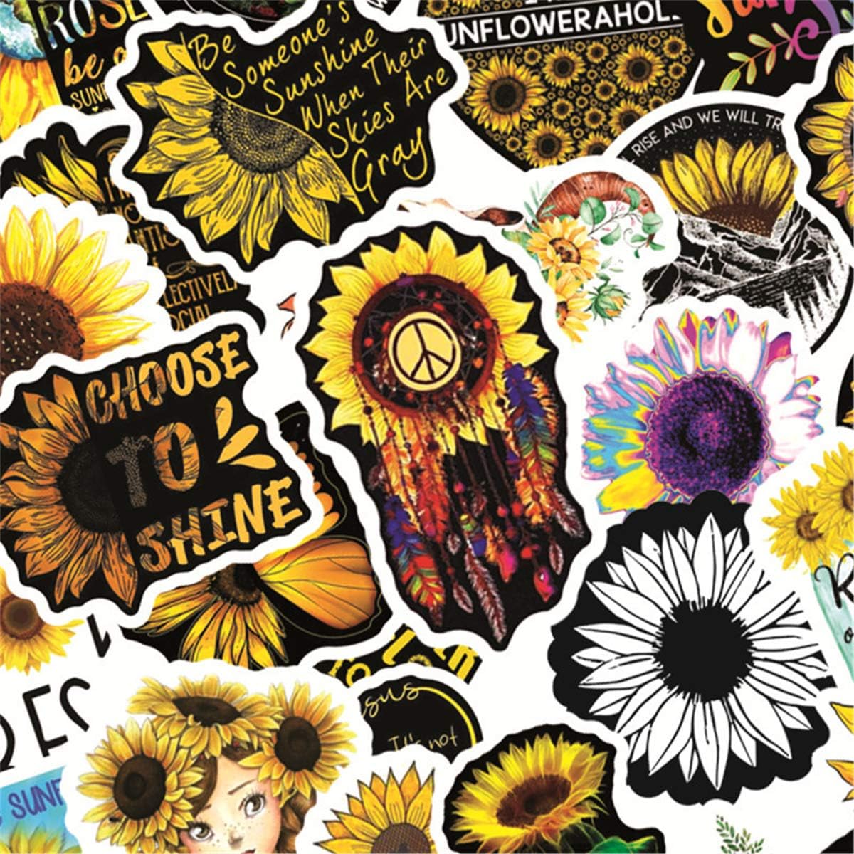 Sunflower Waterproof Hydroflasks Skateboard Sunshine（Sunflower） Image