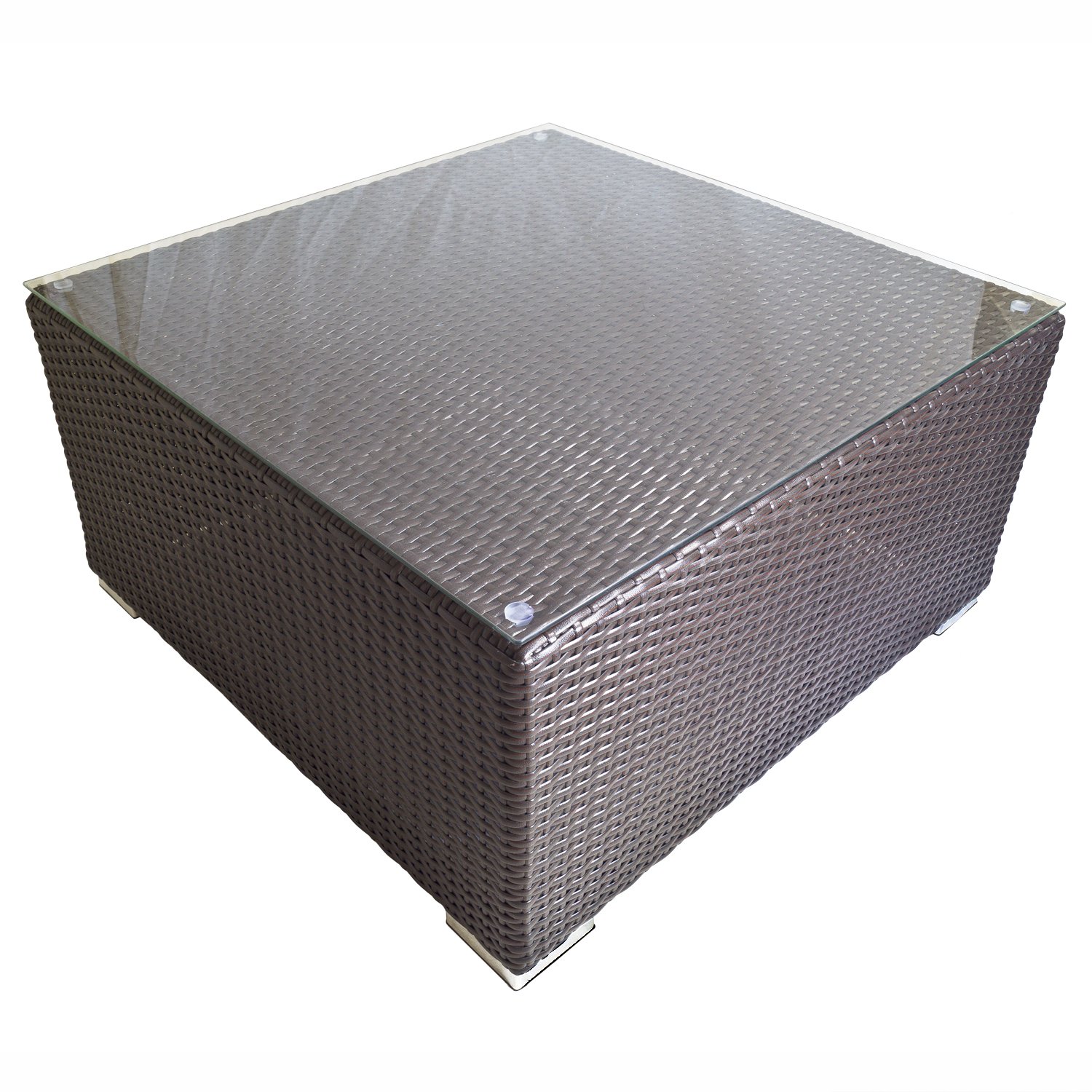 Outdoor Wicker Square Coffee Table Amazon.in