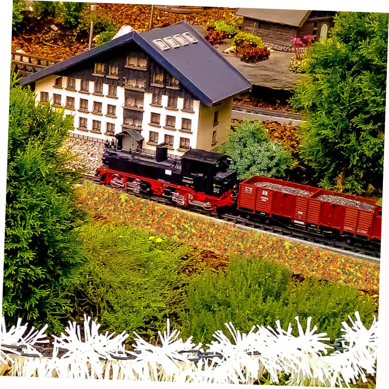 STOBOK 70stücke Teiliges Miniatur Blumencluster Künstliche Vegetation Für Landschaftsgestaltung Für Modelleisenbahnen Puppenhäuser Und Sandtischdekoration