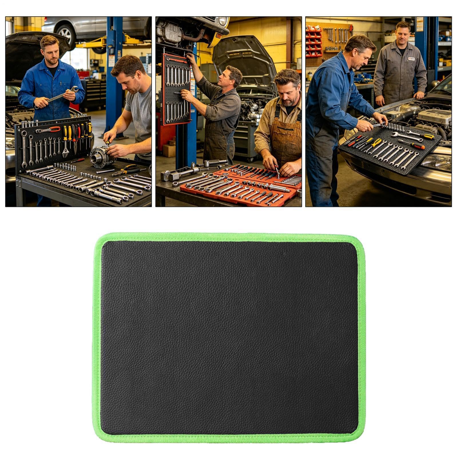 Magnetische Werkzeugmatte Für Mechaniker 32,3x24,9x0,7 cm Rutschfeste | Magnetmatte für Werkzeuge Für Autoreparatur, Kfz-Werkstatt, Garage, Auto, Bau, Elektronikprojekte, Schreib
