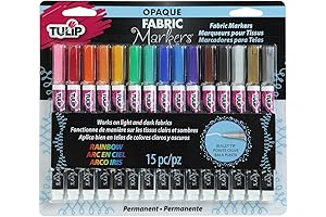 TULIP Rainbow Fabric Paint Markers: Enchant Your Creations with Vibrant Hues
