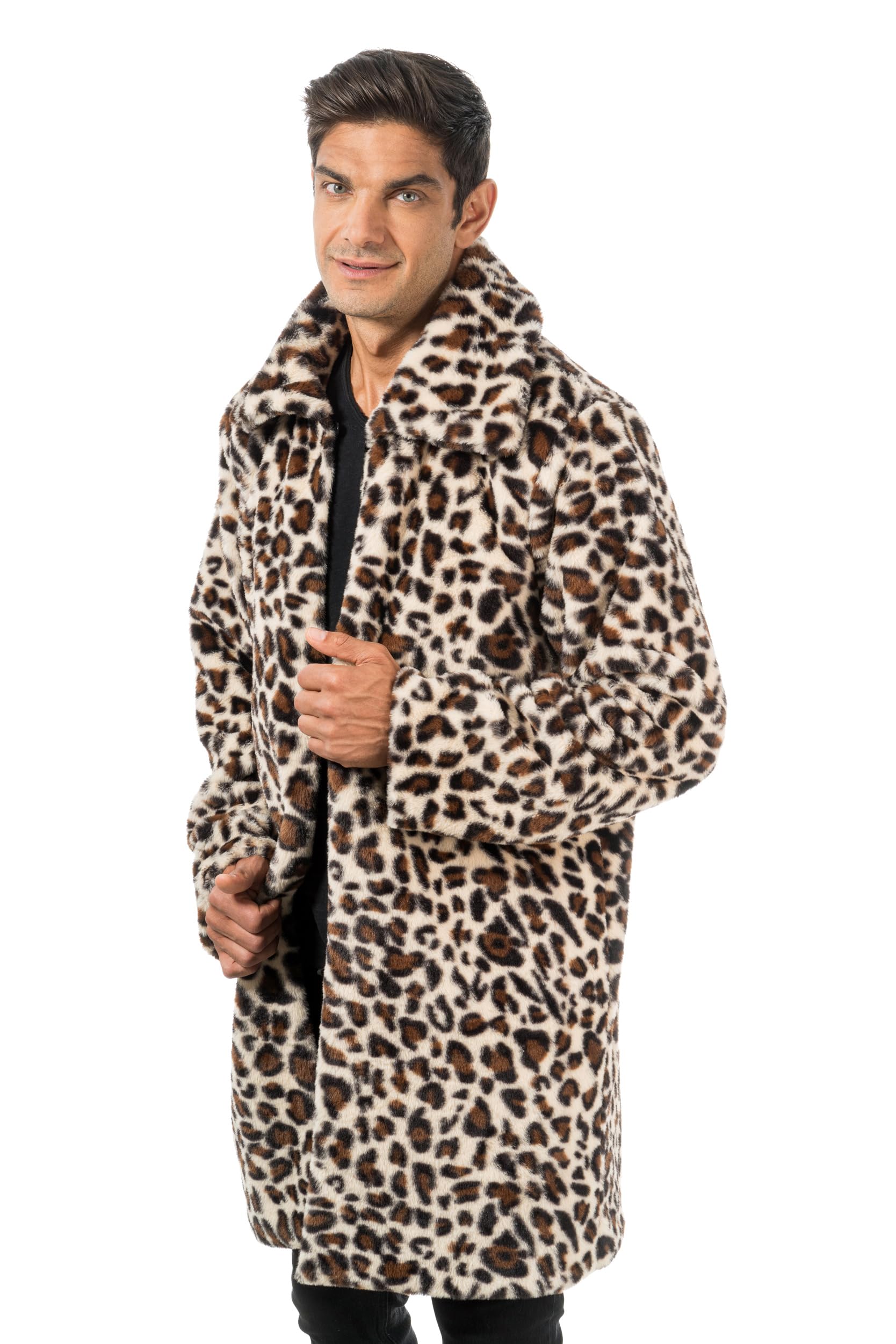 Chaks - Trench per adulti, beige, classico cappotto da detective, ispettore, per carnevale, festa a tema