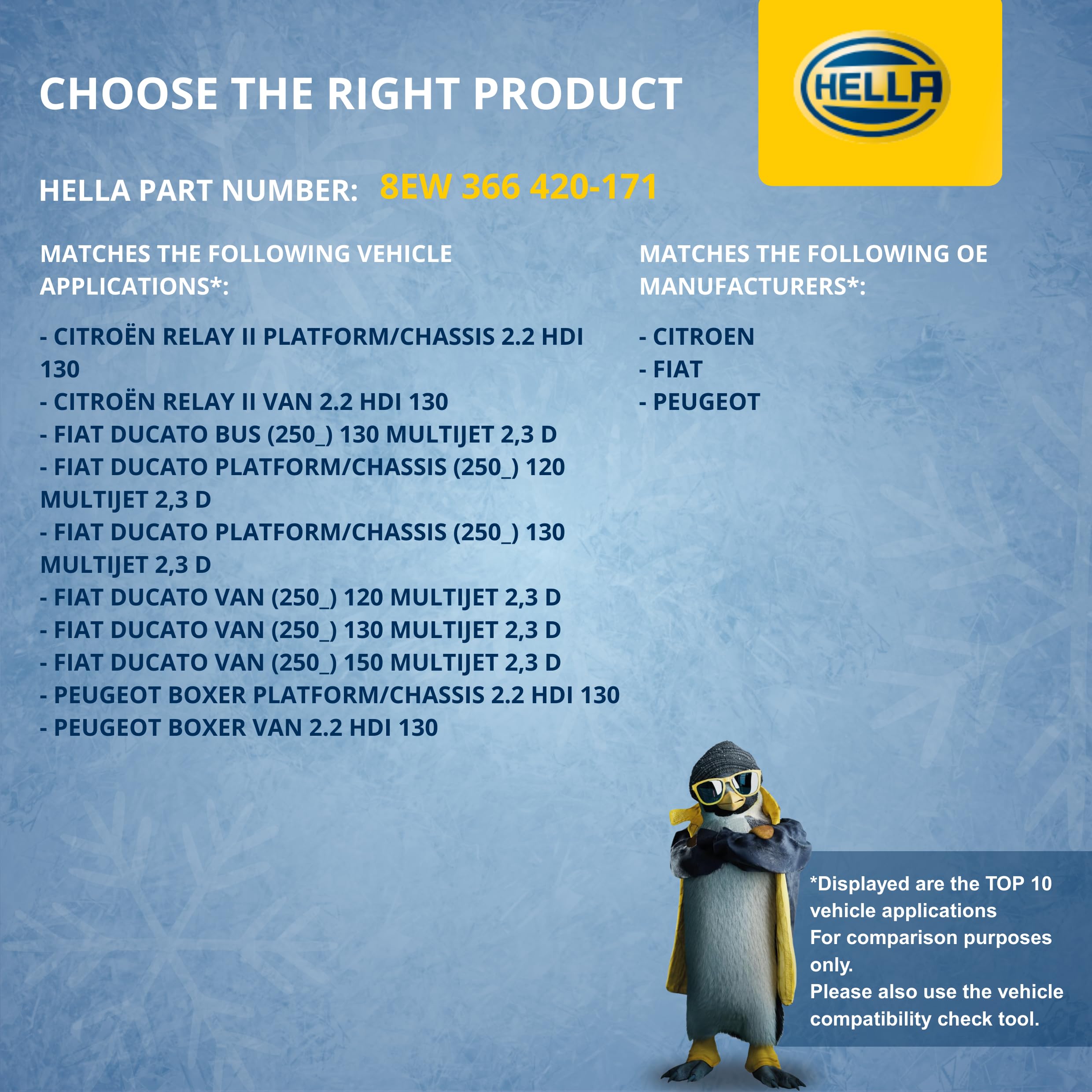 HELLA 8EW 366 420-171 Lüfter, Motorkühlung - 12V - 250W - elektrisch - Ø: 390mm - mit Kühlerlüfterrahmen (Zarge)-ohne Widerstand