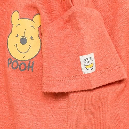 Miniatura 8 de Disney Winnie the Pooh - Conjunto de 3 piezas para bebé, camiseta y sombrero, tallas recién nacido a bebé (0-24 meses)