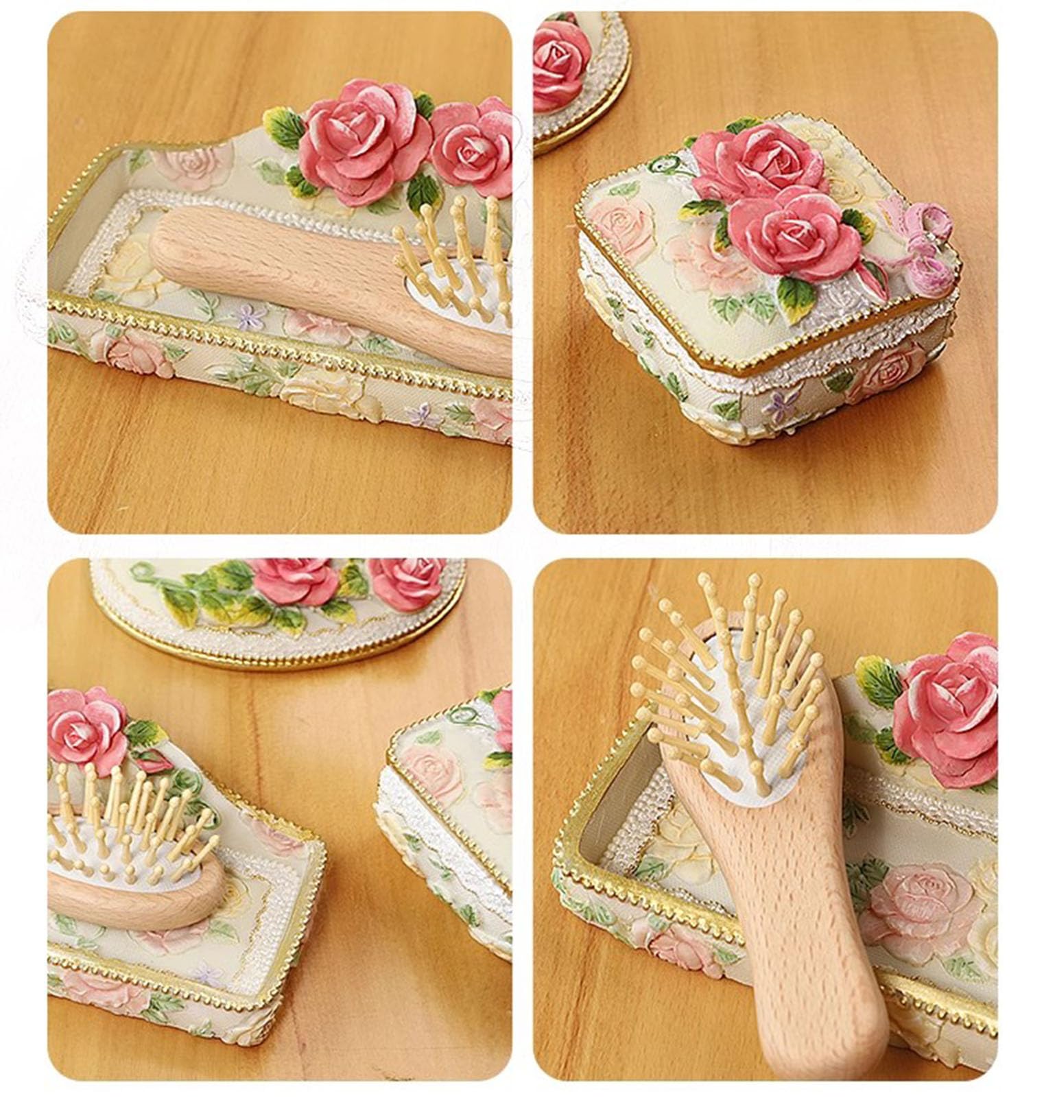 Set di toeletta per Bambini Montessori Giocattoli, toeletta da toeletta Principessa e Giocattoli da Gioco per la casa