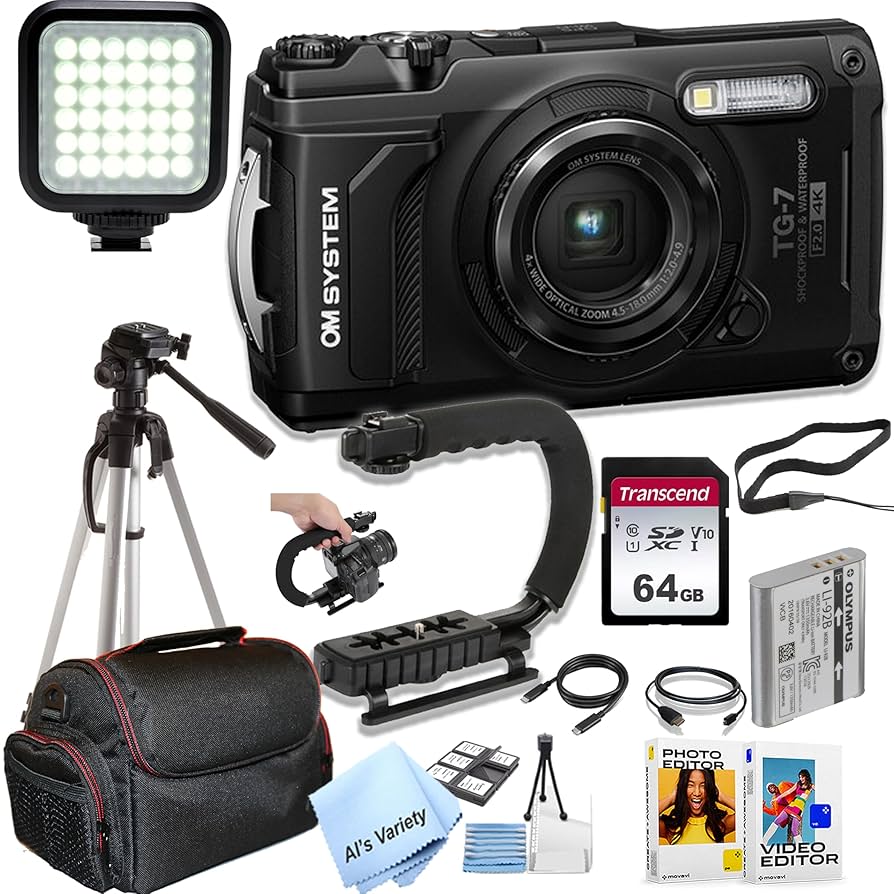 Amazon.com : OM SYSTEM Tough TG-7 Digital Camera (Black) +