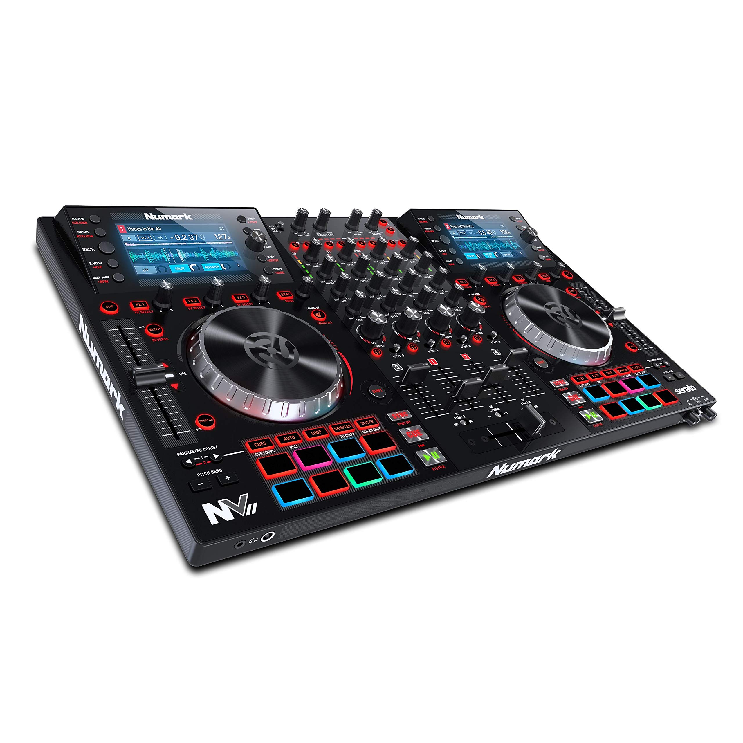 Numark DJ002 DJコントローラー Amazon.co.jp: Numark DJコントローラー 4デッキ タッチセンサー