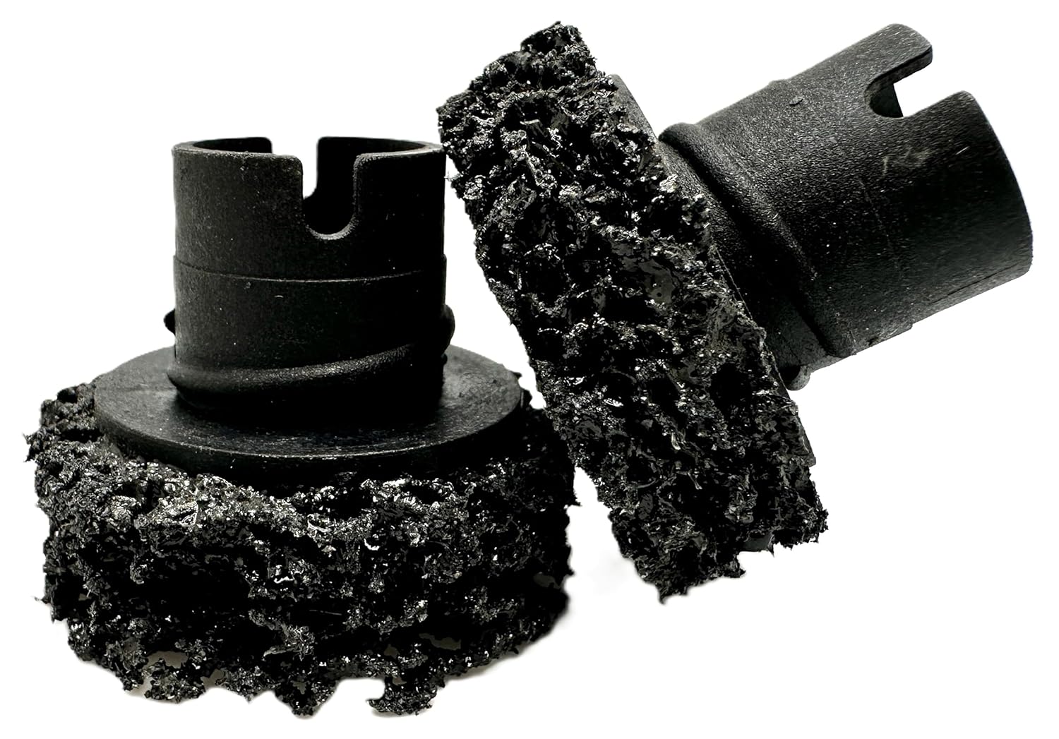 45150 10 Pack 1-1/2” Black Brake Hub Cleaning Discs, Brake Drum & Rotors, Around Wheel Studs Rust Removal, Replacement Pads Compatible with Pro Graad Counteract Hub Buddy & 3M Pad Holders
