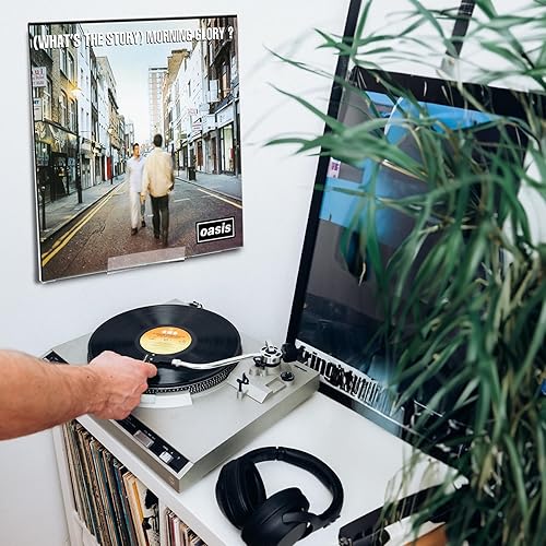 Miniatura 6 de ZOOFOX Paquete de 12 estantes de vinilo para montaje en pared, soporte de pared para discos de vinilo de 4 pulgadas con accesorios de instalación,