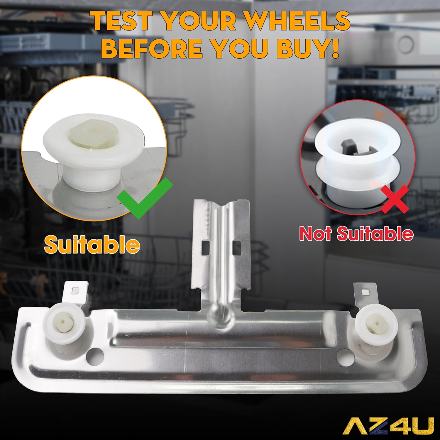 20Pcs For whirlpool W10712395 WDT730PAHZ0 Upper Rack Parts, W10712395 Whirlpool Dishwasher Upper Rack Adjuster Kit Replaces W10350375 For Kenmore, Whirlpool WDT750SAHZ0 Upper Rack Parts Dishwasher